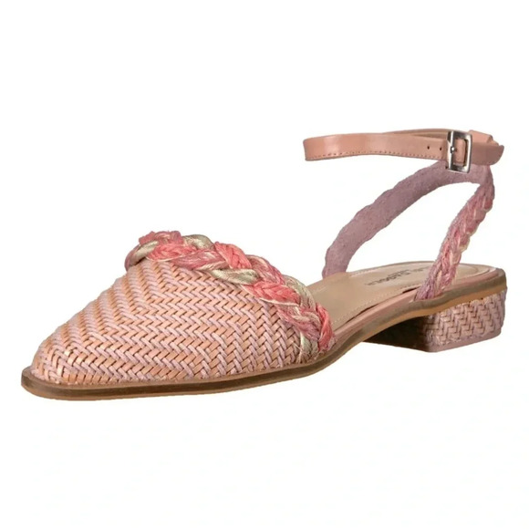 KELSI DAGGER Brooklyn Annalise Barbiecore Mary Jane Flats - Picture 1 of 12